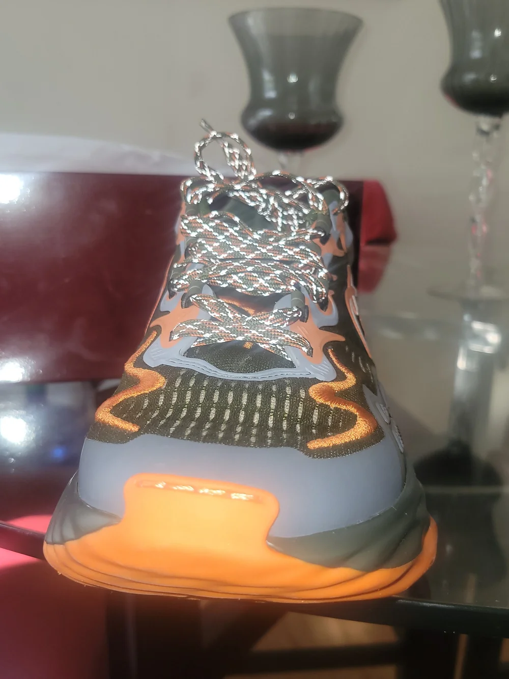 Gucci Green & Orange Men’s Sneaker